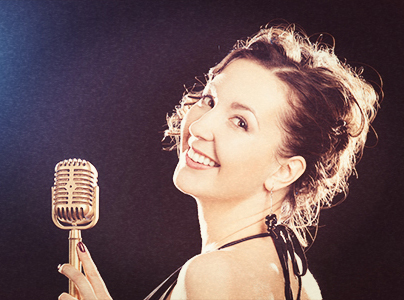 professionelle Sängerin, jazz, soul, swing